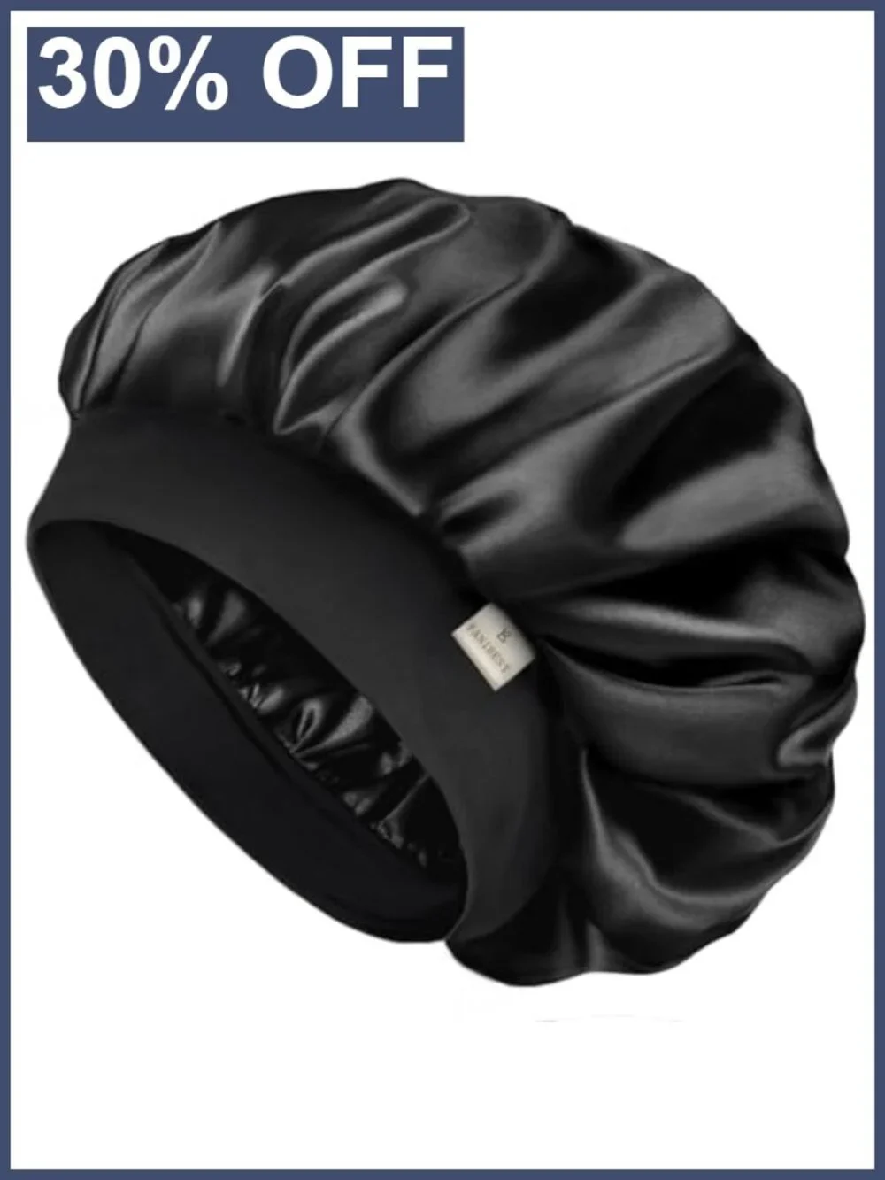 Soft Satin Bonnet, Non-Slip Sleep Cap, Double Layer Reversible Hair Wrap